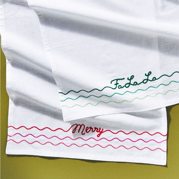 Festive Hand Towels set of 2 - Picture 4 of 7